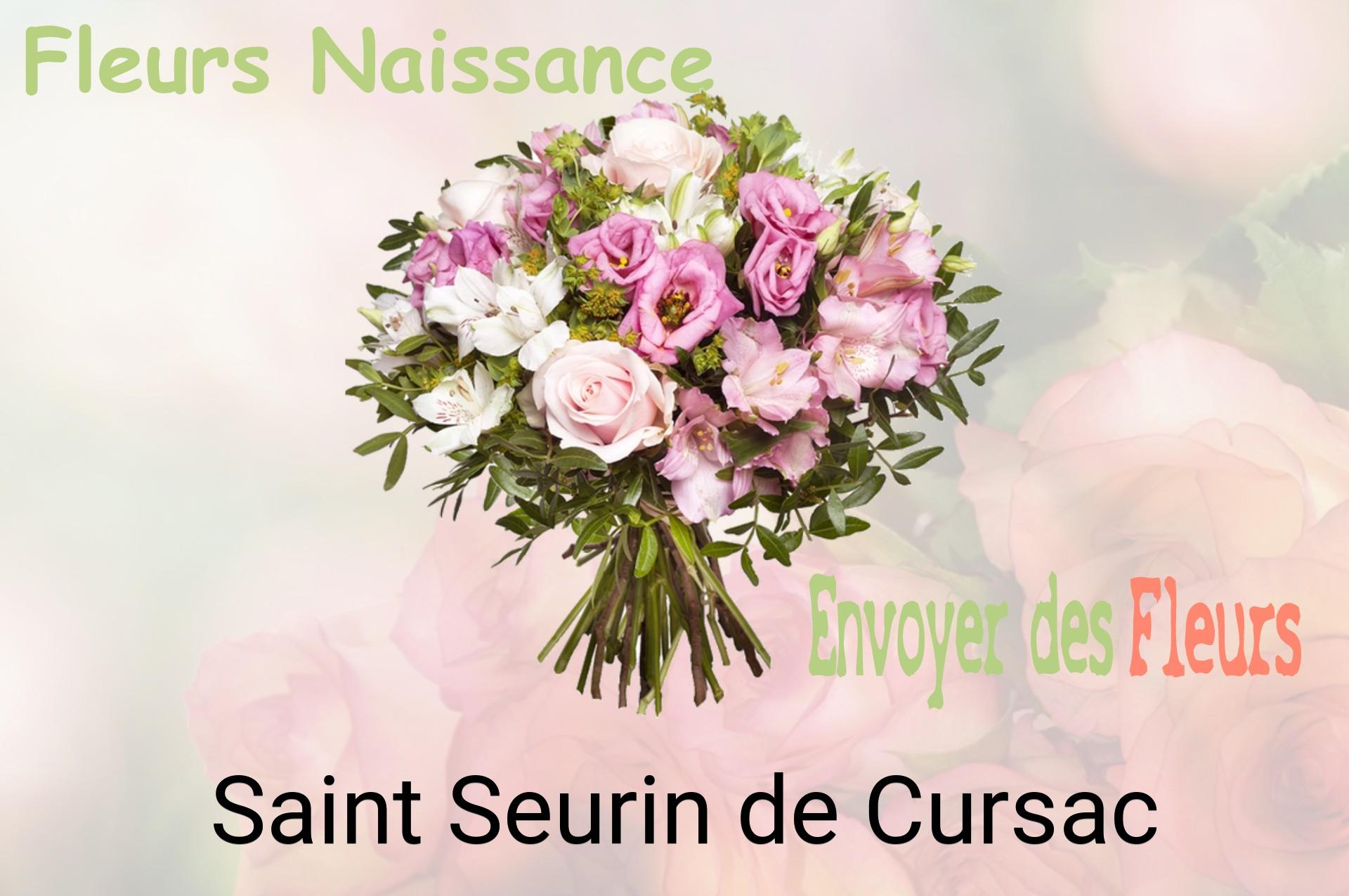 Bouquet de fleurs de naissance livré à Saint-Seurin-de-Cursac